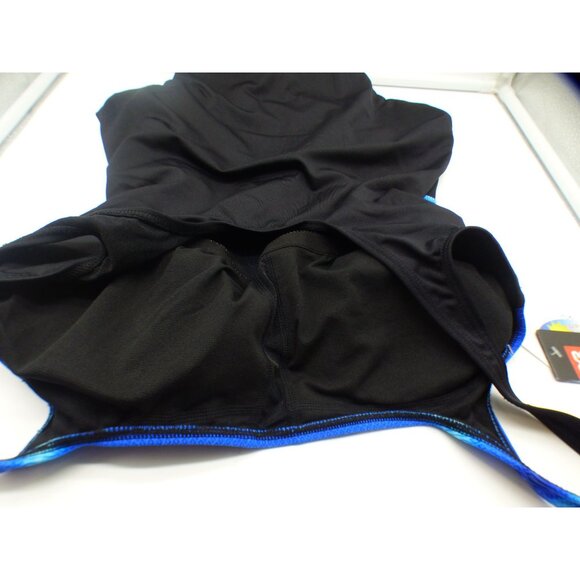 TYR WOMEN’S TRAMONTO SCOOP NECK CONTROLFIT, Blue, SZ. 14 - Picture 6 of 12